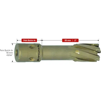 Vrták Karnasch 201148031 | Jádrový vrták 31 mm, HARD-LINE 55 upnutí FEIN QUICK-IN