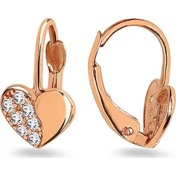 Náušnice iZlato IZ11121R Růžové zlato