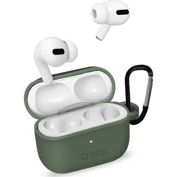 Sluchátka Ochranné pouzdro SBS pro Apple AirPods Pro / silikon / tmavá zelená