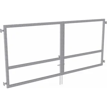 brána Dvoukřídlá vjezdová brána š. 500 x v. 120 cm