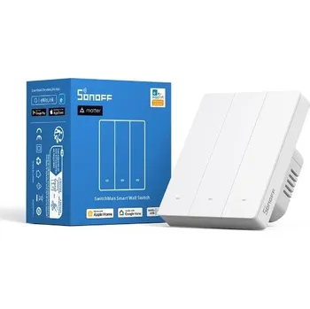 Centrální jednotka pro chytrou domácnost SONOFF M5 matter nástěnný vypínač rámečková verze počet kanálů: Jednokanálový
