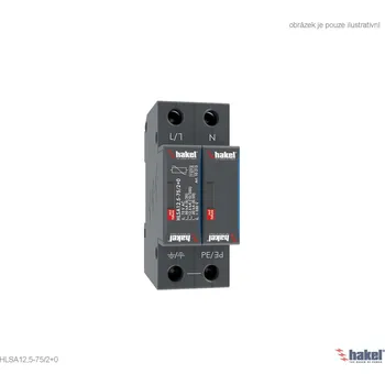 Přepěťová ochrana Hakel 10213 HLSA12,5-75/2+0 SPD typ 1+2