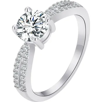 Šperk NUBIS® Stříbrný zásnubní prsten - velikost 54 - NB-5550-54