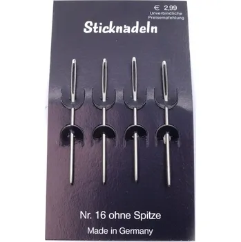 Jehly krátké tupé 4 jehly