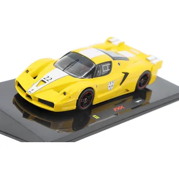 autíčko Ferrari FXX 2006 #22 1:43 žlutá - Hot Wheels Ferrari FXX 2006 No.22 - kovový model auta 1/43