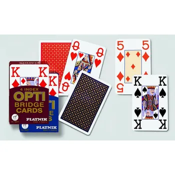 Společenská hra Piatnik Bridž OPTI Velký index