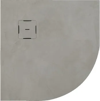 Sprchová vanička Ronal Bathrooms (Sanswiss) Čtvrtkruhová sprchová vanička Ronal Calce z litého mramoru (Mineralite) 800 x 800 x 30mm, konopí