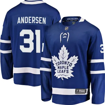 Fanatics Pánský dres Toronto Maple Leafs NHL #31 Frederik Andersen Breakaway Alternate Jersey Velikost: XS, Distribuce: USA