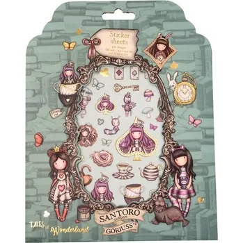 samolepka Samolepky Gorjuss Studio Light, 8 archů - Alenka v říši divů