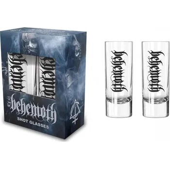 Sklenice sada štamprle, panák Behemoth - Logo