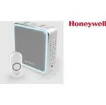Honeywell Home DC915NG bezdrátový zvonek Series 9, 200m, 8 melodií, přenosná základna, design, tlačítko, šedý