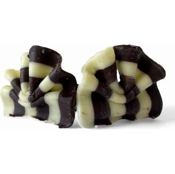 Čokoláda Čokoládová dekorace Vějíř (tmavá-bílá) 40g