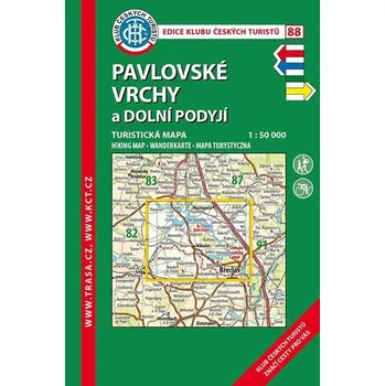 KČT 88 Pavlovské vrchy a Dolní Podyjí 1:50T Turistická mapa