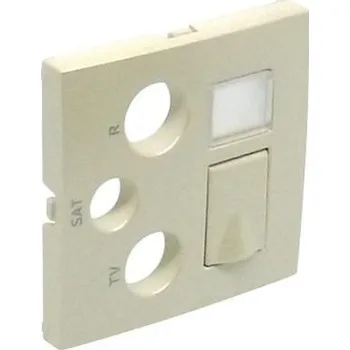 ELKO EP 90770 TPE - perleť Kryt multimediální zásuvky R-TV-SAT RJ45 Cat. 6 UTP