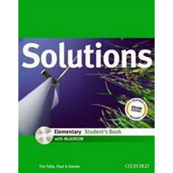 Kniha Maturita Solutions Elementary Student's Book with Multi-ROM (CZEch Edition)