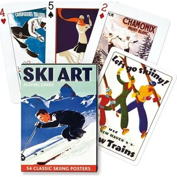 Karetní hra Piatnik Poker - Ski Art