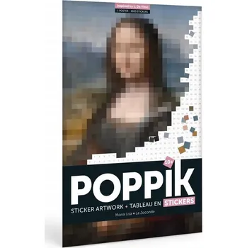 Výtvarná sada Poppik Samolepkový plakát - DA VINCI (Mona Lisa)