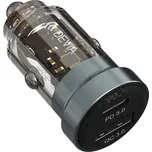 Devia EA362 nabíječka do auta 1x USB-C PD 30W / 1x USB QC 3.0