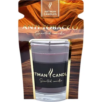 Svíčka Svíčka ve skle FOR YOU Anti tobacco vonná 130g