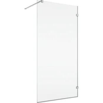 Ronal Bathrooms (Sanswiss) Pevná stěna Ronal Pur samostatná s L - kováním - montáž vpravo Atyp na zaměření 300 - 1000 x 2000 mm, chrom/sklo satén