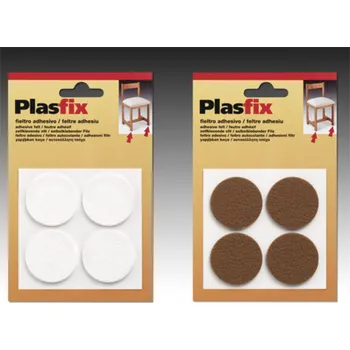 Podložka pod nábytek samolepící filcová podložka hnědá - kruh 4 kusy (filcový kluzák kulatý 38/H (4083))