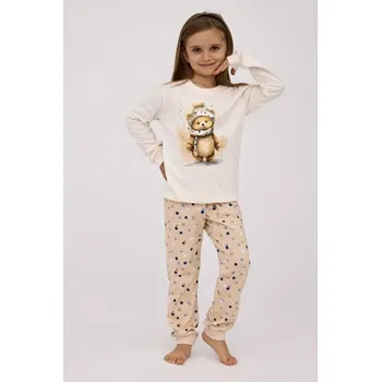 Chlapecké pyžamo Dívčí pyžamo Cornette Kids Sweet Bear 594/180 velikost 110/116
