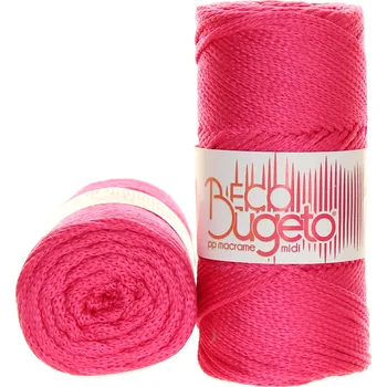 Příze Eco Bugeto sytě růžová 200g, úplet 1