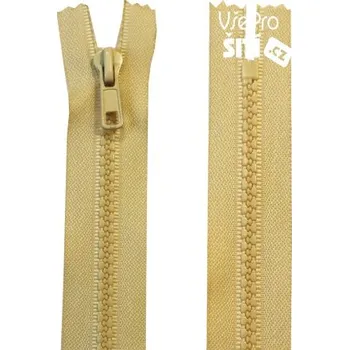 Zip zip kostěný béžový/276 No5 9276xx - Béžová, 14cm