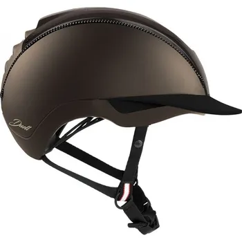 Jezdecká přilba Casco jezdecká helma DUELL tmavě hnědá 58-60 cm