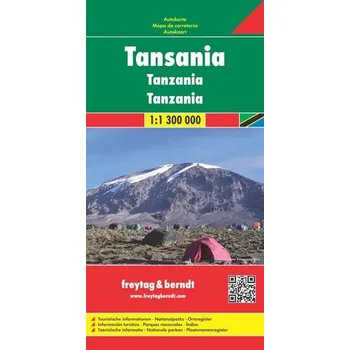 Cestování AK 2102 Tanzánie 1:1 300 000 / automapa