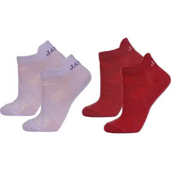 Dětské termo ponožky Janus dětské merino ponožky LW Pink Red 2-pack, Janus Norsko 25/29