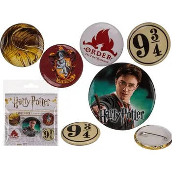 Party dekorace Placky Harry Potter 5 ks