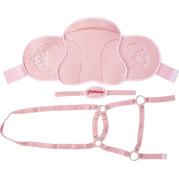 Sedlo na kolo Sedlo a uzda pro koníka Ponnie růžové S