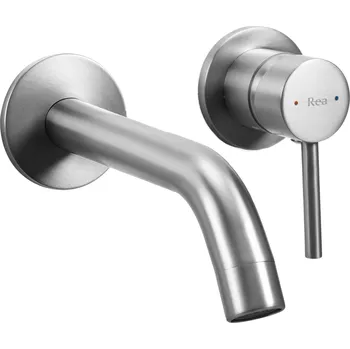 Vodovodní baterie Rea, Podomítková baterie REA OWEN Nickel Brush + BOX, REA-B5335