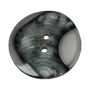 Knoflík Knoflík béžovo černý 379/48 PLASTOVÝ - Béž/černý, 20mm