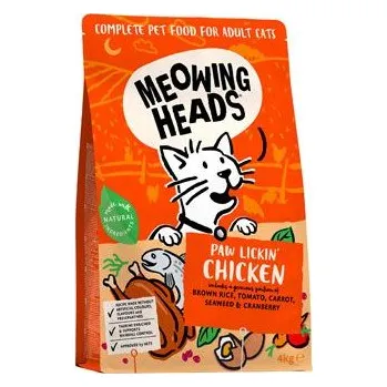 Krmivo pro kočku MEOWING HEADS Paw Lickin’ Chicken 4kg