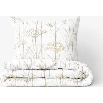 Povlečení Krepové povlečení - Okrasné rostliny 140 x 200 a 70 x 90 cm