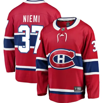 Fanatics Pánský dres Montreal Canadiens NHL #37 Antti Niemi Breakaway Alternate Jersey Velikost: XS, Distribuce: USA