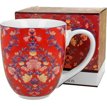 DUO Gifts DG - Velký porcelánový hrnek XXL MANU RED- 1 litr