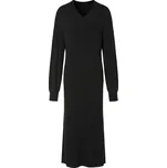 esmara® Dámské úpletové midi šaty (XS(32/34), černá)