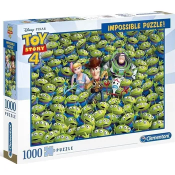 Puzzle Clementoni Puzzle Impossible - Toy Story 4 ( 1000 dílků )
