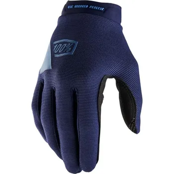 Cyklistické rukavice rukavice cyklistické pánské 100% RIDECAMP Gloves Navy/Slate Blue - XL