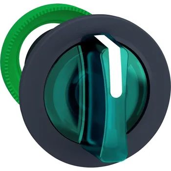 vypínač Schneider Electric ZB5FK1333 Zapuštěné provedení, Otočný ovládač prosvětlený, Zelený, 3 pozice pevné