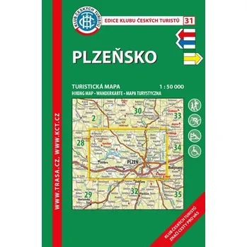 Cestování KČT 31 Plzeňsko 1:50 000/turistická mapa
