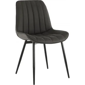 Nábytek Čalouněná židle Hazal Tmavě šedá