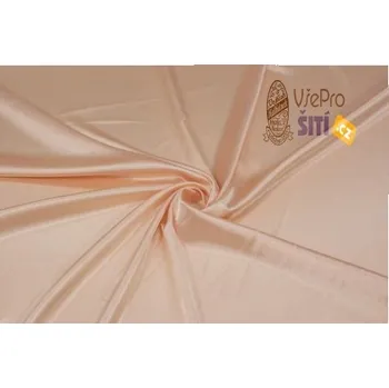 Metráž - PODŠÍVKA/PODŠÍVKOVINA acetát - MERUŇKOVÁ 9705 WAFER - Béžová, 140 cm