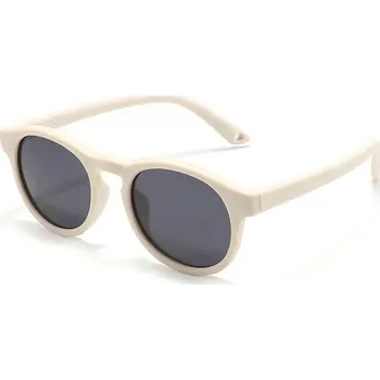 Sluneční brýle Dětské kulaté brýle různé varianty Barva (Varianta): Béžová