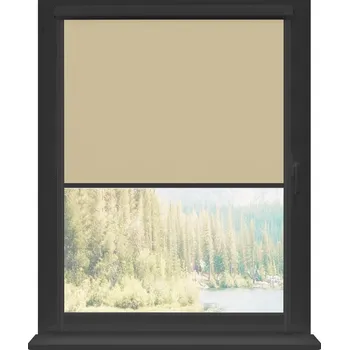 Roleta Dekodum Termoizolační roleta v antracitové kazetě, barva látky Tan Silver Šířka (cm): 38, Výška (cm): Standardní (do 150 cm), Strana mechanismu: Levá