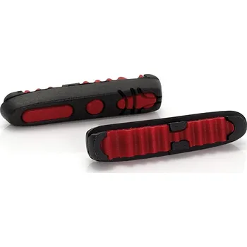 Brzda na kolo Brzdové gumičky XLC BS-X04 černo/červené 55mm 2 páry