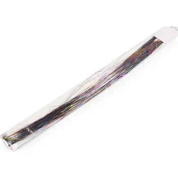 Třpytivé prameny / pozlátko do vlasů - 2 multikolor